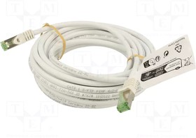 61108, Patch cord; S/FTP; Cat 8.1; stranded; Cu; LSZH; white; 7.5m; 26AWG