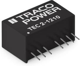 TEC 2-2412, Isolated DC/DC Converters - Through Hole 2W 18-36Vin 12V 167mA SIP8 Iso Reg