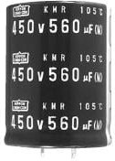 EKMR401VSN271MR25S, Aluminum Electrolytic Capacitors - Snap In 400Volts 270uF 20% Tol.