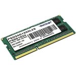 SO-DIMM DDR 3 DIMM 4Gb PC10600, 1333Mhz, PATRIOT Signature (PSD34G1333L2S) (retail)