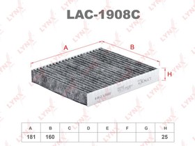 LAC-1908C, LAC-1908C Фильтр салонный LYNXauto