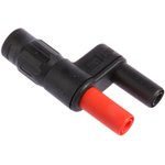 Coaxial adapter, BNC plug to 2 x 4 mm safety socket, straight, 67.9536-21