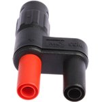 Coaxial adapter, BNC plug to 2 x 4 mm safety socket, straight, 67.9536-21