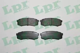 05P749, Колодки тормозные дисковые задн TOYOTA: LAND CRUISER 84-, LAND CRUISER 80 90-97, LAND CRUISER Hardto