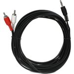 Соединительный кабель 3.5 Jack /M/ - 2xRCA /M/, стерео, аудио, 5.0м VAV7183-5M