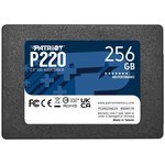 SSD 2.5" Patriot 256GB P220  P220S256G25  (SATA3, up to 550/490Mbs, 120TBW, 7mm)