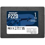 SSD 2.5" Patriot 1.0TB P220  P220S1TB25  (SATA3, up to 550/500Mbs, 480TBW, 7mm)