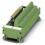 2962816, 50-Contact Male Interface Module, D-sub Connector, DIN Rail Mount, 2.5A