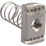 P NL10 SS, Channel Nut, M10, Nut Base Dimensions 41 x 41mm, Stainless Steel, 0.04kg