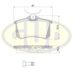 GBP026300, Колодки тормозные
