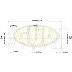 GCS066722, Пружина перед peugeot 406 2.0hdi-2.1td 96