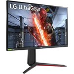 LCD LG 27" 27GN65R-B UltraGear черный и черный/красный {IPS 1920x1080 144Hz 1ms ...