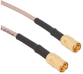 145101-01-06.00, RF Cable Assemblies SMB Straight Plug to Plug RG316 6in