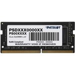 SO-DIMM DDR 4 DIMM 16Gb PC21300, 2666Mhz, PATRIOT Signature (PSD416G266681S) (retail)