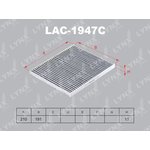 LAC-1947C, LAC-1947C Фильтр салонный LYNXauto