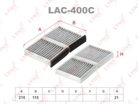 LAC-400C, LAC-400C Фильтр салонный LYNXauto