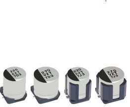 Фото 1/3 EEHZT1E331V, 330μF Surface Mount Polymer Capacitor, 25V dc