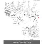 95027406, Накладка