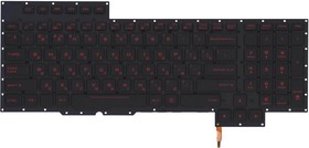 Фото 1/2 Клавиатура для ноутбука Asus ROG G701 черная с подсветкой и красными кнопками
