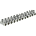 0 342 32, Non-Fused Terminal Block, 12-Way, 32A, 10 mm² Wire, Screw Down Termination
