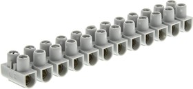 Фото 1/2 0 342 32, Non-Fused Terminal Block, 12-Way, 32A, 10 mm² Wire, Screw Down Termination