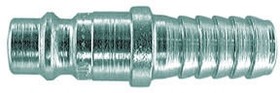Фото 1/2 103205005, Steel Male Pneumatic Quick Connect Coupling, 13mm Hose Barb