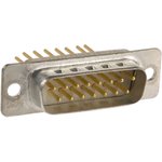 172-015-142R001, 172 15 Way Panel Mount D-sub Connector Plug, 2.75mm Pitch