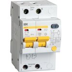 Выключатель автоматический дифференциального тока 2п C 10А 10мА тип AC 4.5кА ...
