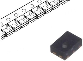 Фото 1/3 ESDALC6V1-5M6, ESD Protection Diodes / TVS Diodes 4 To 5 line Lo Capct TRANSIL Array