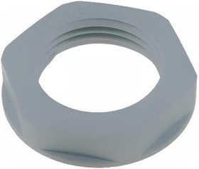 Counter nut, M20, 27 mm, silver gray, 53119020