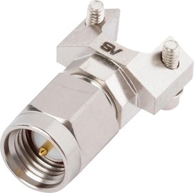 SF2911-60958, SMA MALE SOLDERLESS PCB EDGE MOUNT CONNECTOR, 2 HOLE 28AH0606