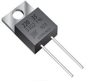 PWR220T-20-2R50F, Резистор в сквозное отверстие, 2.5 Ом, Серия PWR220T-20, 20 Вт, ± 1%, TO-220, 250 В