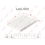 LAC-505, LAC-505_фильтр воздушный!\ Honda Jazz 1.2I 02