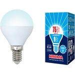 Светодиодная лампа LED-G45-9W/NW/E14/FR/NR. Форма шар, матовая. UL-00003825