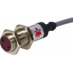 EO1804PPAS, Diffuse Photoelectric Sensor, Barrel Sensor, 400 mm Detection Range