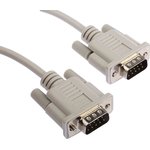 11.01.6018-50, Male 9 Pin D-sub to Male 9 Pin D-sub Serial Cable, 1.8m