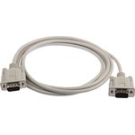 11.01.6018-50, Male 9 Pin D-sub to Male 9 Pin D-sub Serial Cable, 1.8m