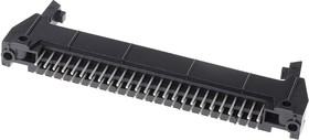 Фото 1/4 N3433-6302RB, Pin Header, длинная защелка, Wire-to-Board, 2.54 мм, 2 ряд(-ов), 50 контакт(-ов)