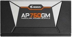Фото 1/10 Блок питания Gigabyte AORUS P750W 80+ GOLD Modular (GP-AP750GM)