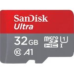 Карта памяти SanDisk 32Gb microSDHC Ultra UHS-I 100MB/s(SDSQUNR- 032G-GN3MN)