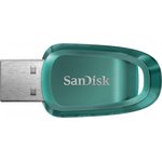 SDCZ96-128G-G46, Флеш накопитель 128GB SanDisk CZ96 Ultra Eco, USB 3.2, Blue-Green