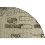 Абразивный круг на липучке 125 мм Р60, 10шт. 35733