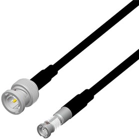 095-850-189M050, HD-BNC Straight Plug to BNC Straight Plug on Belden 4855R 12G Optimized 0.5 meters