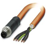 1414867, Sensor Cables / Actuator Cables 5POS Power Cable Orange 1.5m