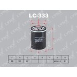 LC-333, LC-333_фильтр масляный!\ Mazda 626 2.5 24V 92 ,Mitsubishi Galant 1.6-2.0 88