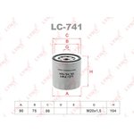 LC-741, LC-741 Фильтр масляный LYNXauto