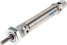 Фото 1/6 DSNU-16-40-PPV-A, Pneumatic Piston Rod Cylinder - 19229, 16mm Bore, 40mm Stroke, DSNU Series, Double Acting