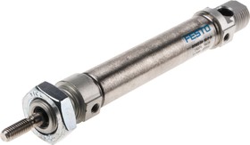 Фото 1/5 DSNU-16-50-P-A, Pneumatic Piston Rod Cylinder - 19201, 16mm Bore, 50mm Stroke, DSNU Series, Double Acting