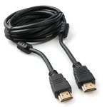 Кабель Cablexpert Кабель HDMI Cablexpert CCF2-HDMI4-10 3м, v2.0, 19M/19M, черный, позол.разъемы, экран, 2 ферр кольца, пакет (272252)
