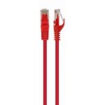 Патч-корд UTP Cablexpert кат.6, 0.5м, литой, многожильный (красный)